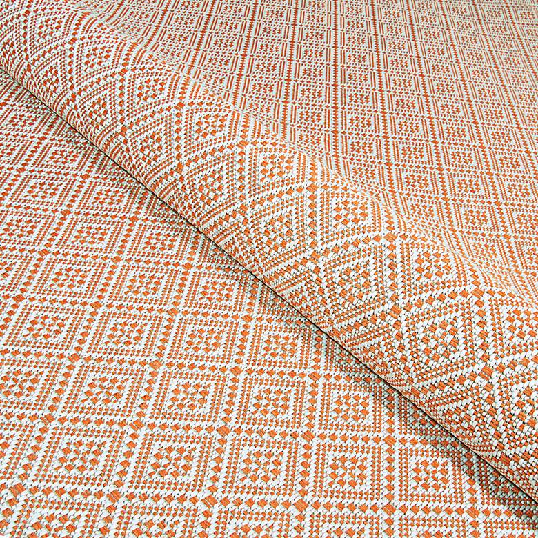 Image 6 Monaco Sea Pier 5'3"x7'6" Sand and Salmon Outdoor Rug more views