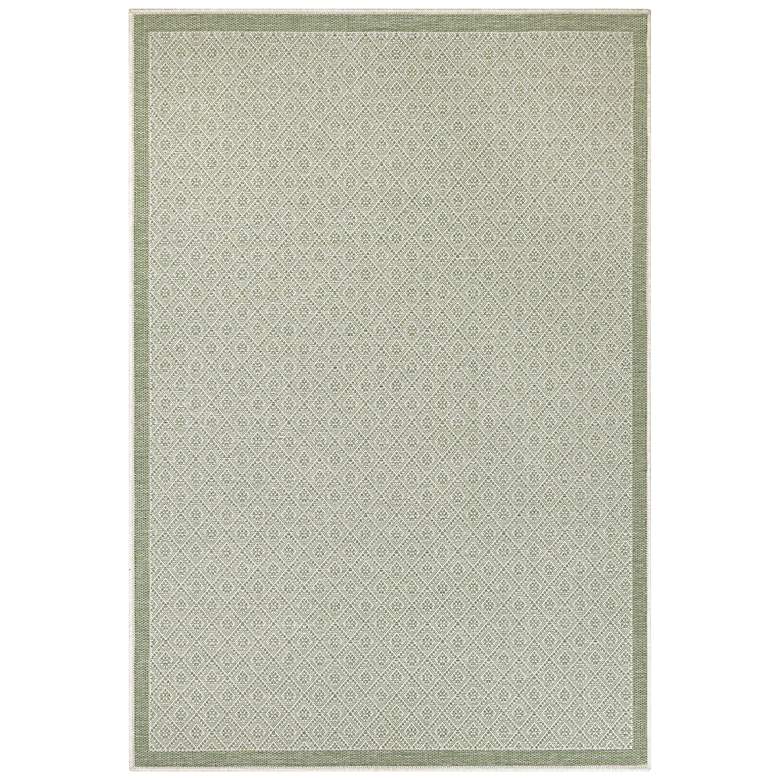 Image 2 Monaco Sea Pier 5'3"x7'6" Sand and Sea Mist Outdoor Rug