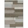 Monaco Starboard 5&#39;3"x7&#39;6" Brown and Sand Outdoor Rug