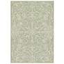 Thumbnail2 of Monaco Summer Quay 2'x3'7" Ivory Light Green Outdoor Rug