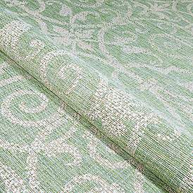 Image5 of Monaco Summer Quay 2'x3'7" Ivory Light Green Outdoor Rug more views