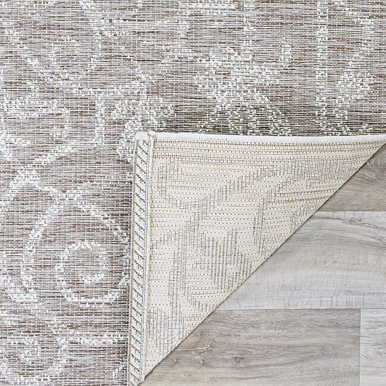 Image 4 Monaco Summer Quay 5'3"x7'6" Cocoa Natural Outdoor Rug more views