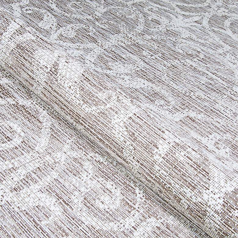 Image 6 Monaco Summer Quay 5'3"x7'6" Cocoa Natural Outdoor Rug more views