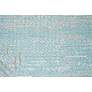 Thumbnail3 of Monaco Tropical Palms 5'10"x9'2" Aqua Outdoor Area Rug more views