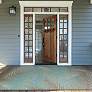 Thumbnail1 of Monaco Tropical Palms 7'6"x10'9" Aqua Outdoor Area Rug