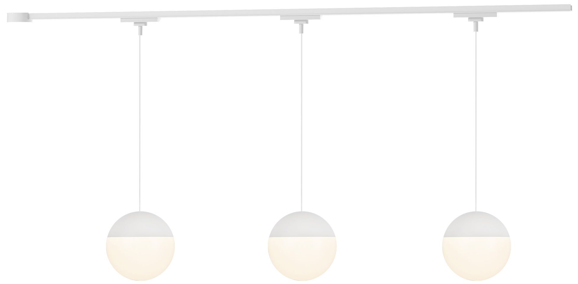 Monae 3 Light White dimmable 3000K LED Trilo Track Ceiling Kit