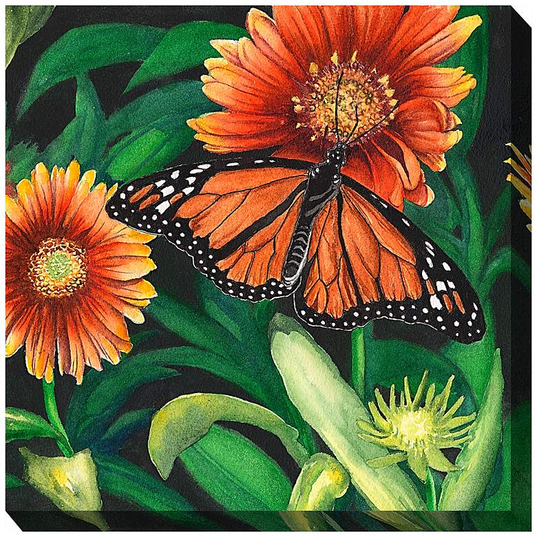 Image 2 Monarch 24" Square All-Weather Outdoor Canvas Wall Art