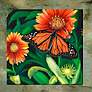 Monarch 24" Square All-Weather Outdoor Canvas Wall Art