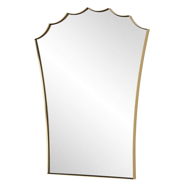 Image 4 Monarch 24" x 30.5" Plated Antique Brass Vanity Mirror more views