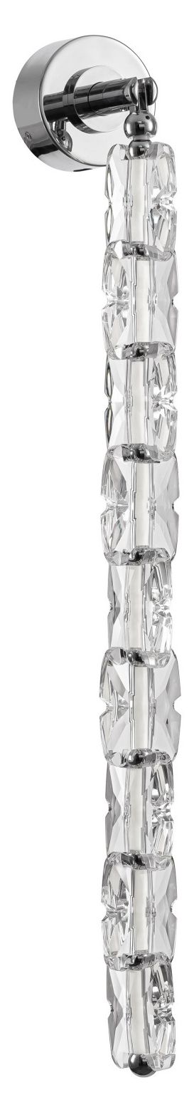 Monarch 36.5"H LED Wall Sconce in Chrome/Clear