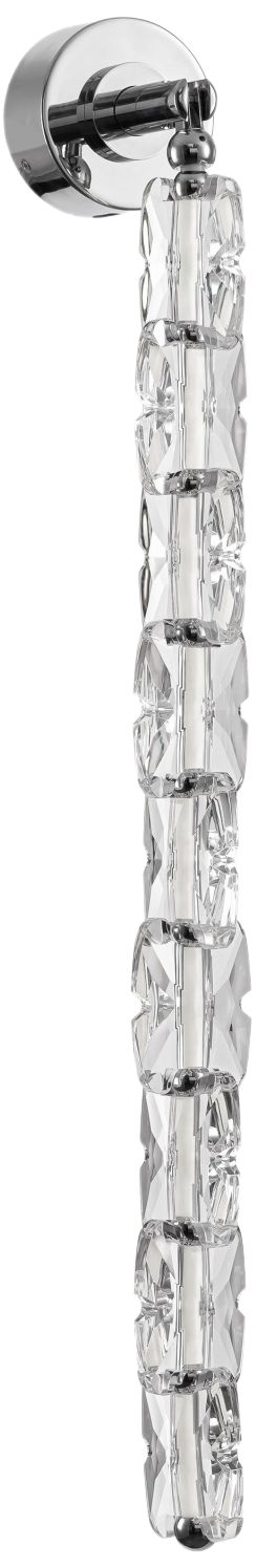 Image 2 Monarch 36.5"H LED Wall Sconce in Chrome/Clear more views