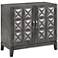 Monarch 36" Wide Gray Blue Finish  2-Door Wood Accent Cabinet
