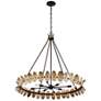 4_Monarch Chandelier in Champagne Mist with Coconut Shell by Breegan Jane more views