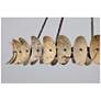6_Monarch Chandelier in Champagne Mist with Coconut Shell by Breegan Jane more views