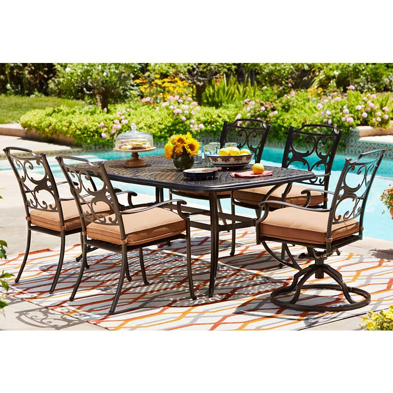 Image 1 Monarch Pointe Rectangle Outdoor Dining Table