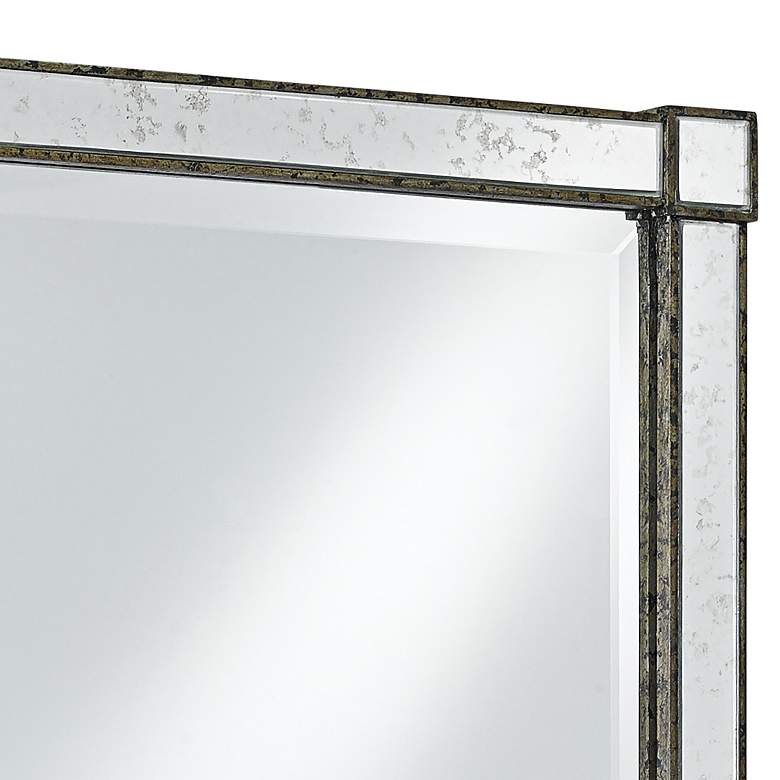 Image 2 Monarch Silver Viejo and Light Antique 30 inch x 40 inch Wall Mirror more views
