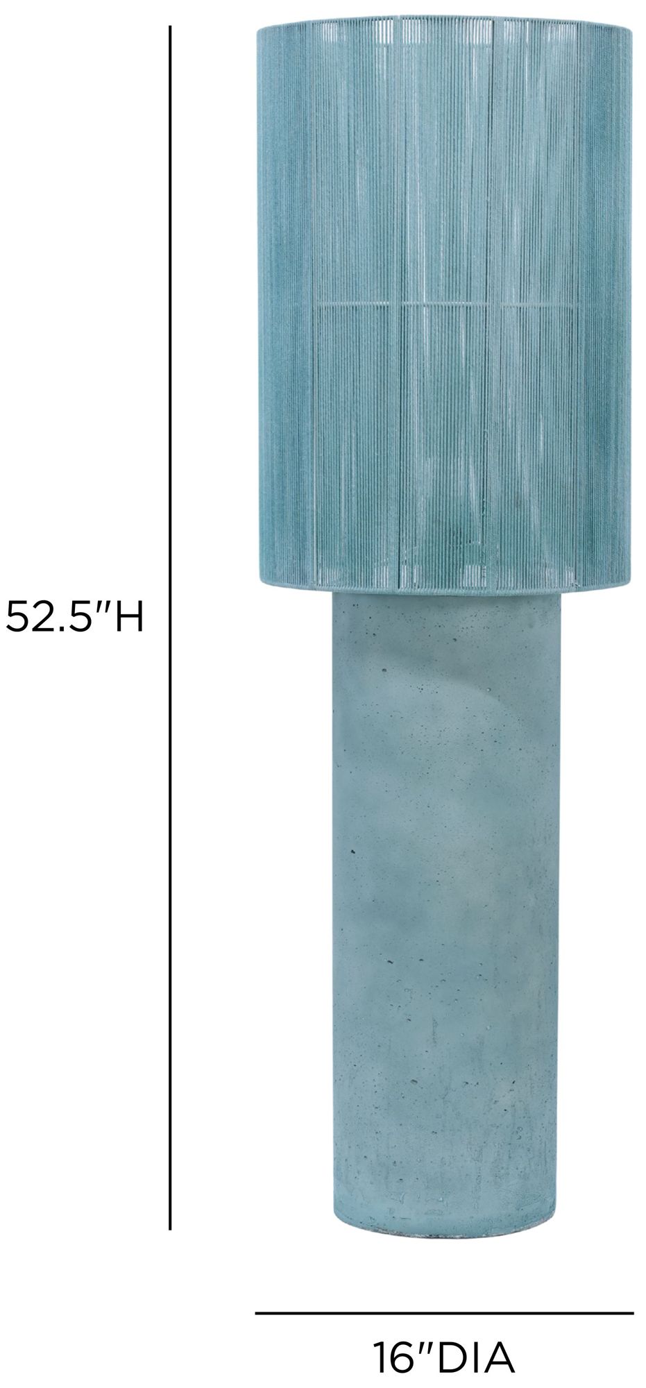 Image 5 Mondada Aqua Concrete Floor Lamp more views