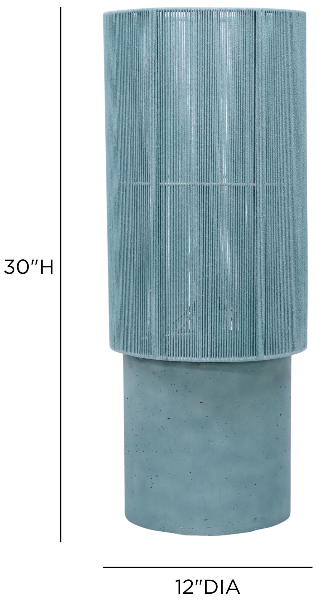 Image 6 Mondada Aqua Concrete Table Lamp more views