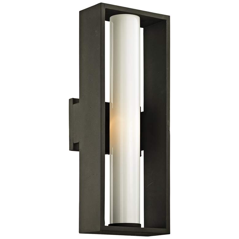 Image 1 Mondrian 17 3/4" High Textured Bronze Outdoor Wall Light