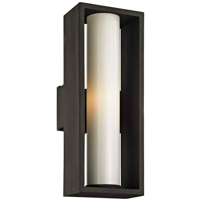 Image 1 Mondrian 23 1/4" High Textured Bronze Outdoor Wall Light