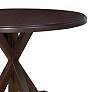3_Monet 48" Wide Espresso Wood Round Dining Table more views