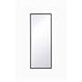 Thumbnail3 of Monet Black Metal 14" x 36" Rectangular Vanity Wall Mirror