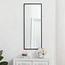 Thumbnail2 of Monet Black Metal 14" x 36" Rectangular Vanity Wall Mirror