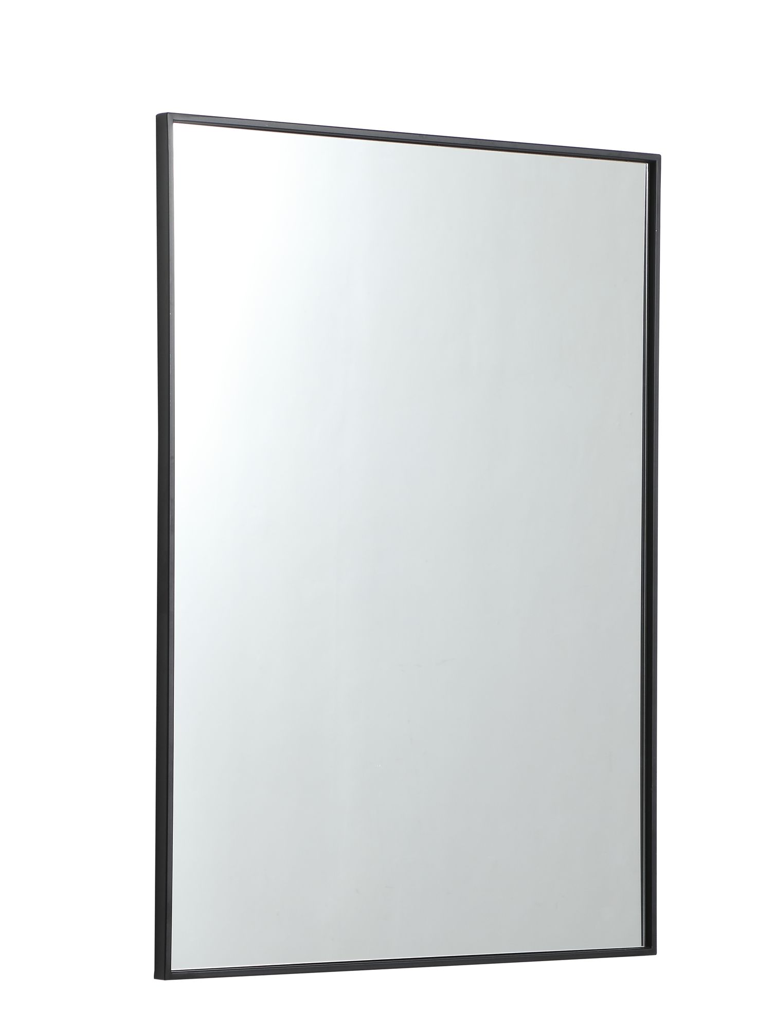 Image 6 Monet Black Metal 30" x 40" Vanity Wall Mirror more views