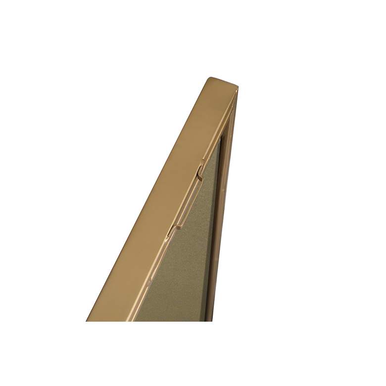 Image 5 Monet Brass Metal 24" x 32" Rectangular Vanity Wall Mirror more views