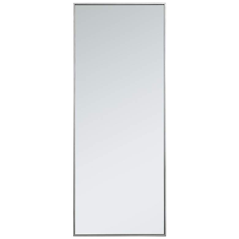 Image 3 Monet Silver 24" x 60" Rectangular Wall Mirror