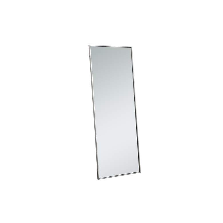 Image 5 Monet Silver 24" x 60" Rectangular Wall Mirror more views