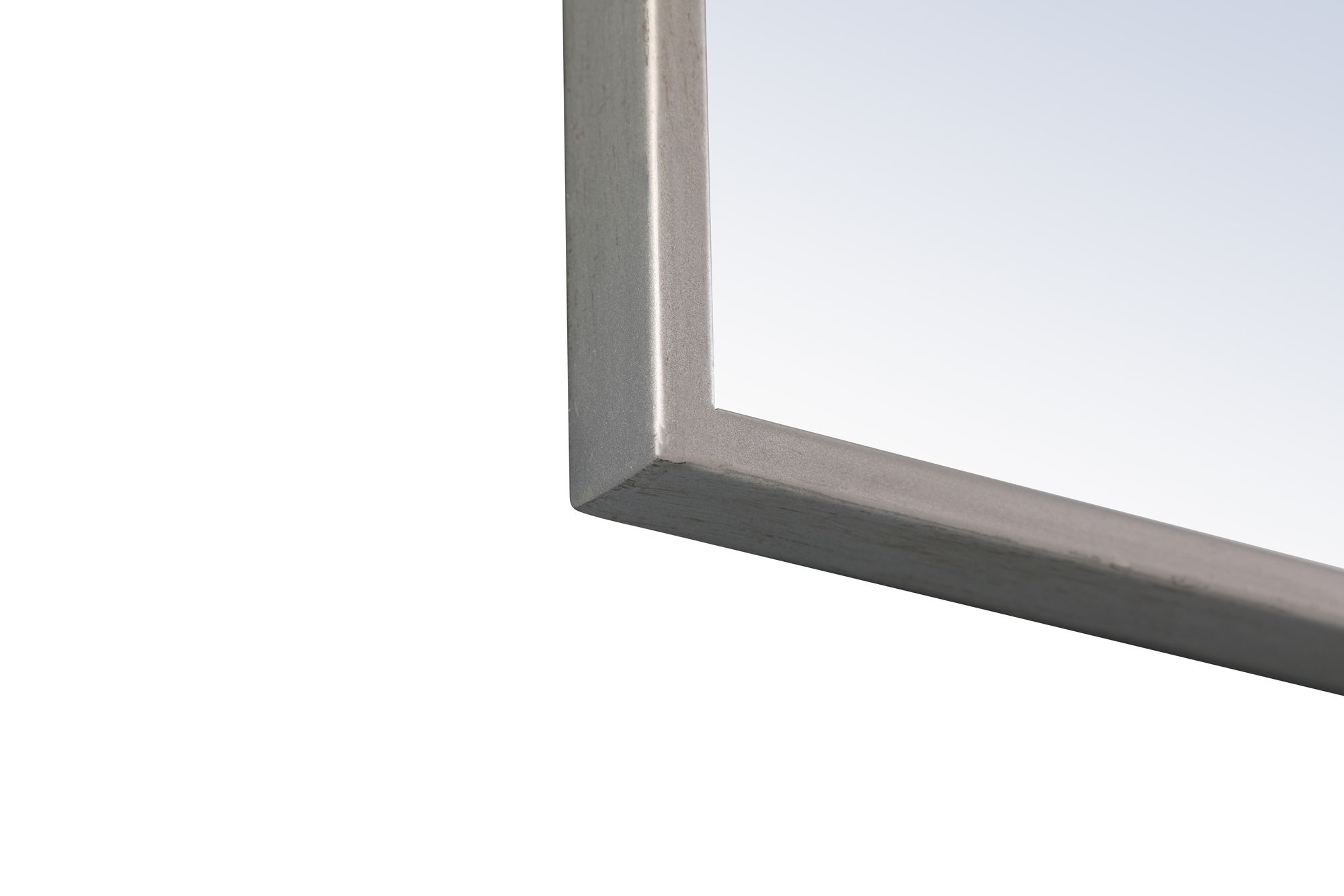 Monet Silver Metal 28" x 42" Rectangular Vanity Wall Mirror