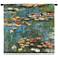 Monet Water Lilies 30" Square Impressionist Wall Tapestry