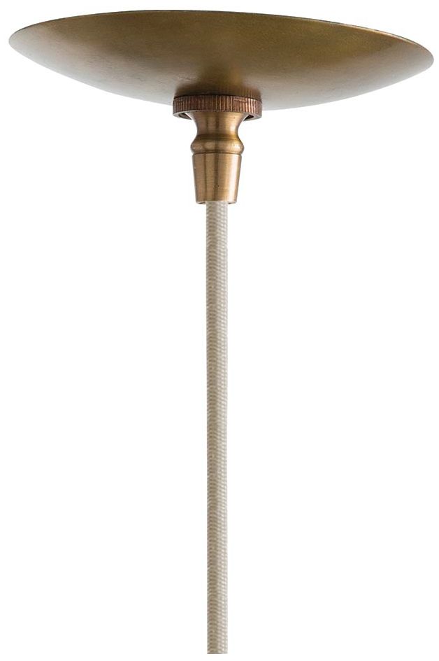 Image 4 Monica 9 1/2" Wide Antique Brass Globe Mini Pendant more views