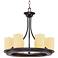 Moniker 20" Wide Oil-Rubbed Bronze 6-Light Chandelier