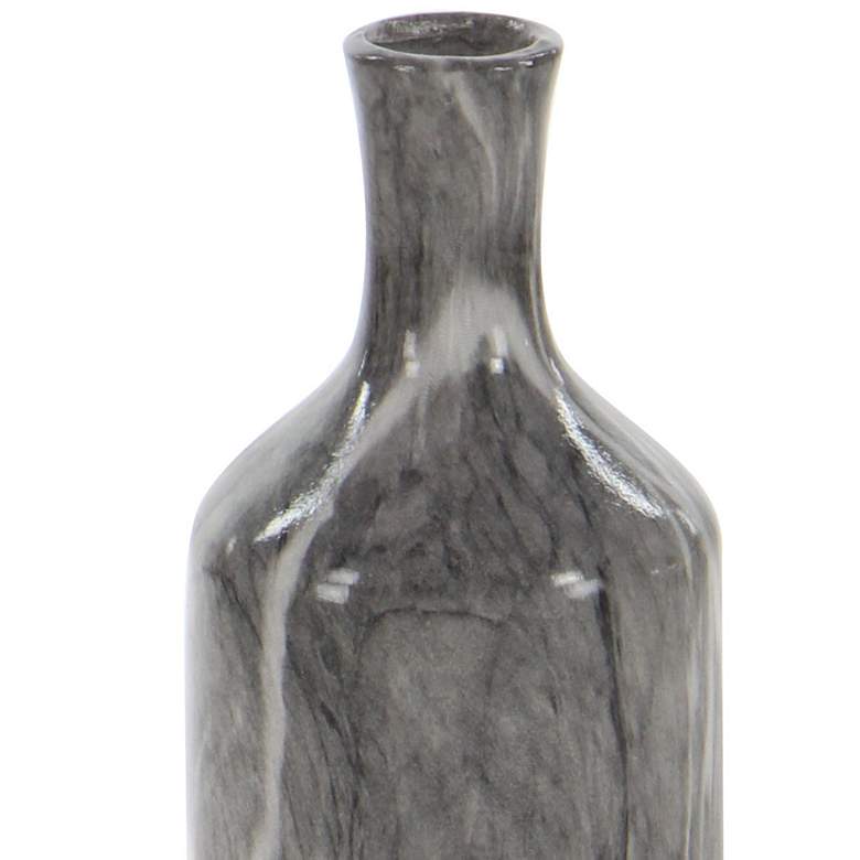 Image 2 Monochromatic Ceramic 11 3/4"H Cylindrical Vases Set of 3 more views