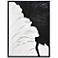 Monochrome Flow Heavily Textured Hand Painted Framed Canvas Wall Art
