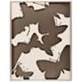 1_Monochrome Flutter I 31"W x 41"H Framed Art