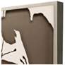 3_Monochrome Flutter II 31"W x 41"H Framed Art more views