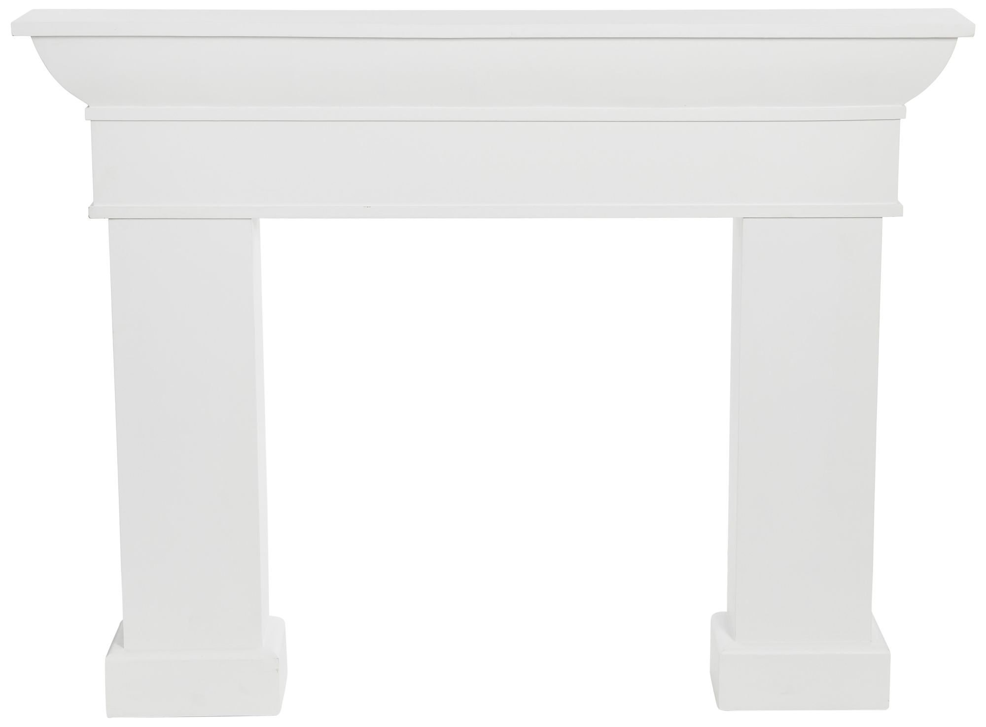 Image 5 Monolith Decorative Fireplace Mantel, Flat Paintable White more views