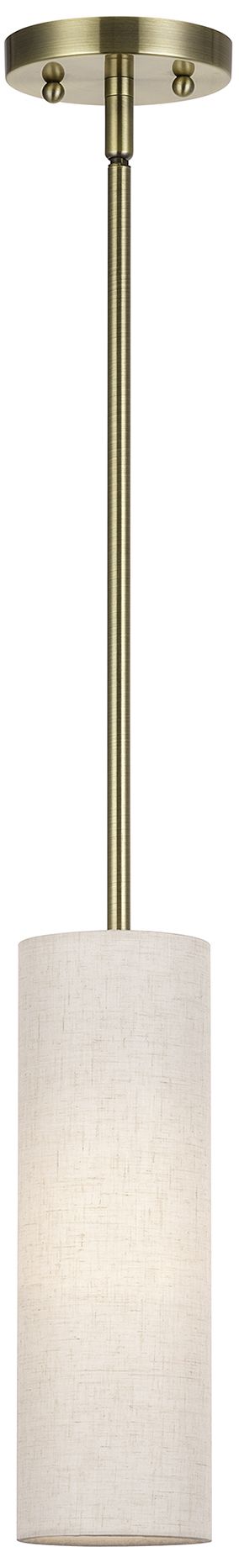 Monroe 1 Light Antique Brass Mini Pendant