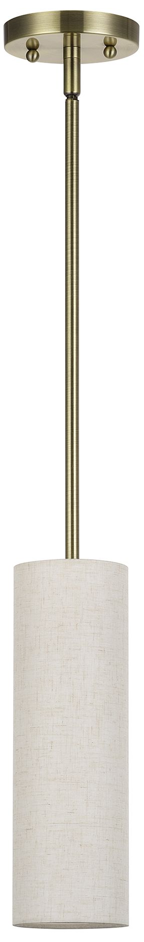 Image 3 Monroe 1 Light Antique Brass Mini Pendant more views