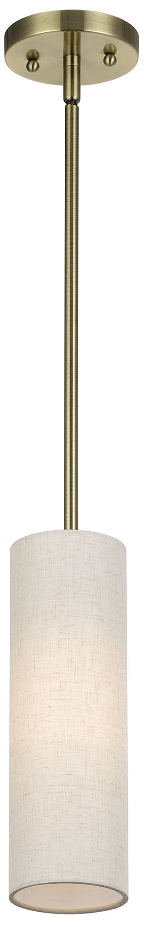 Image 4 Monroe 1 Light Antique Brass Mini Pendant more views