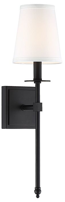 Image 3 Monroe 1-Light Wall Sconce in Matte Black