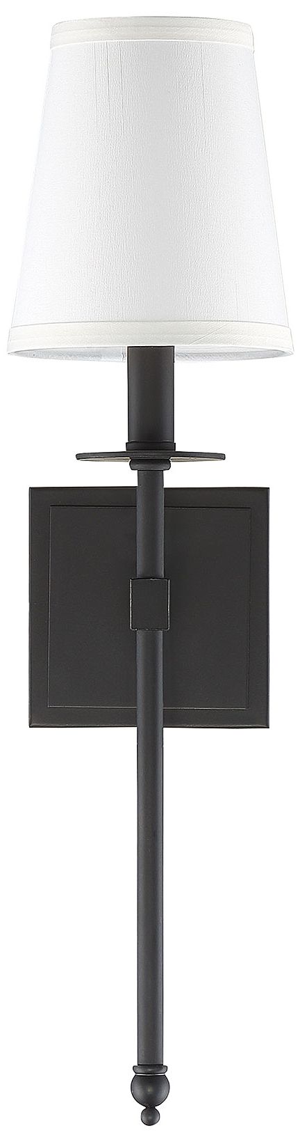 Image 5 Monroe 1-Light Wall Sconce in Matte Black more views