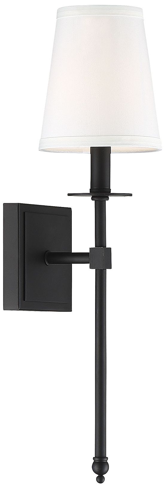 Image 7 Monroe 1-Light Wall Sconce in Matte Black more views
