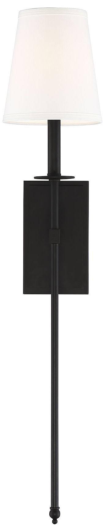 Monroe 1-Light Wall Sconce in Matte Black