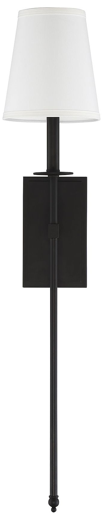 Image 2 Monroe 1-Light Wall Sconce in Matte Black more views