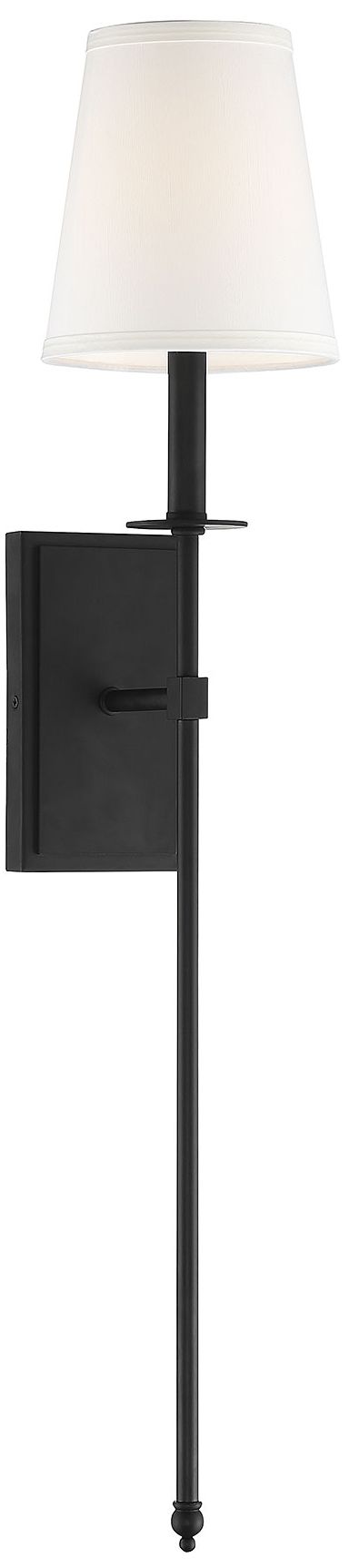 Image 3 Monroe 1-Light Wall Sconce in Matte Black more views