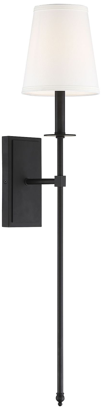 Image 4 Monroe 1-Light Wall Sconce in Matte Black more views